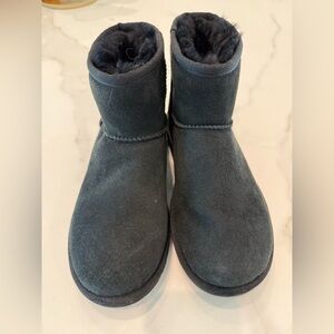 UGG Black Suede Ankle Boots